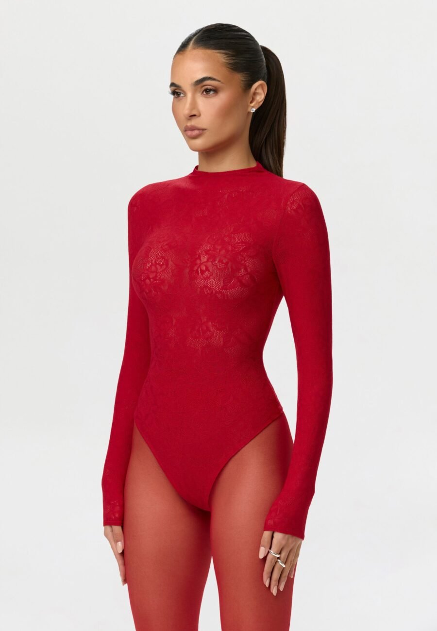 Stretch Lace Sculpt Bodysuit