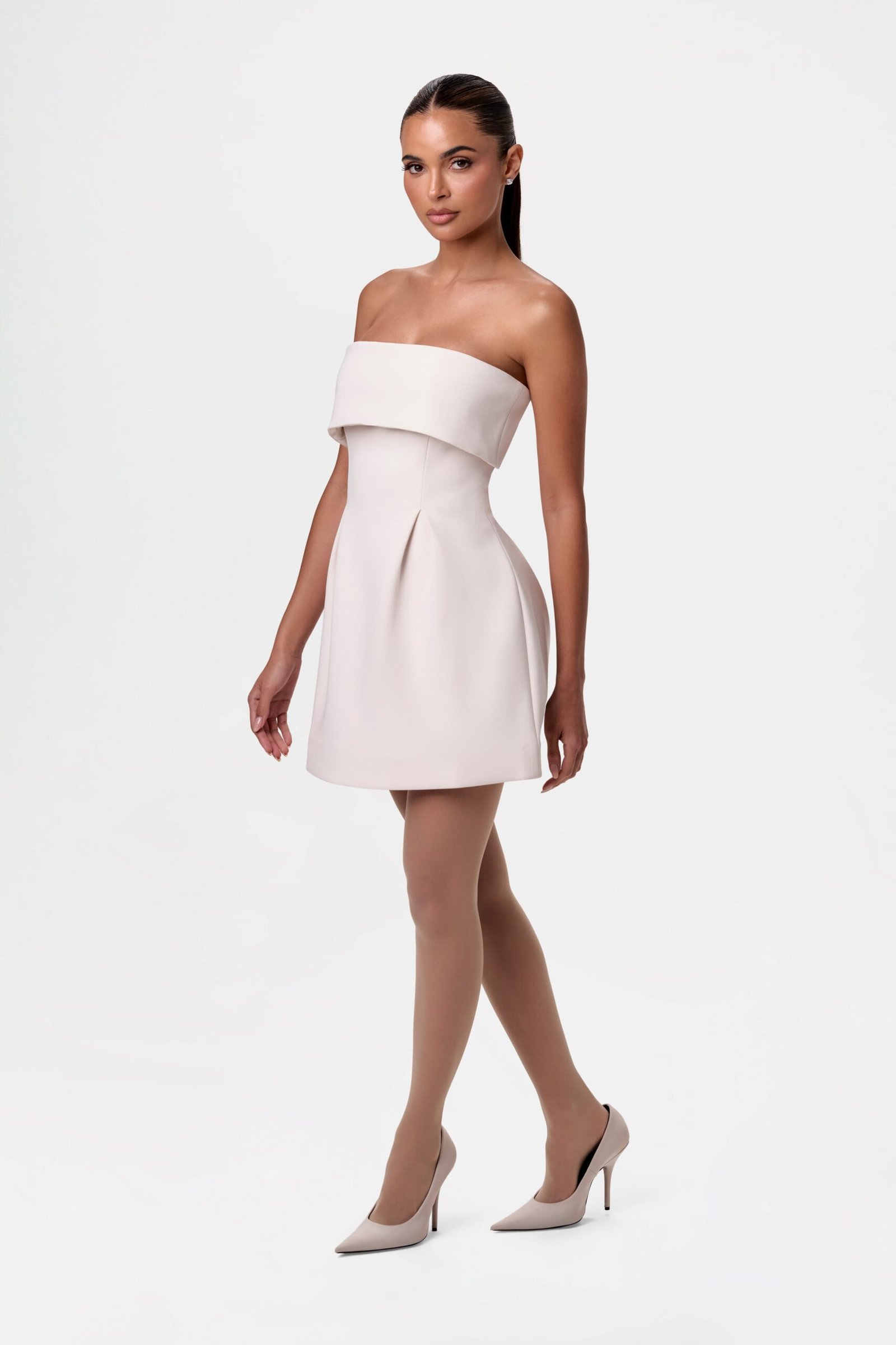 Suiting Tube A-Line Mini Dress - Image 5