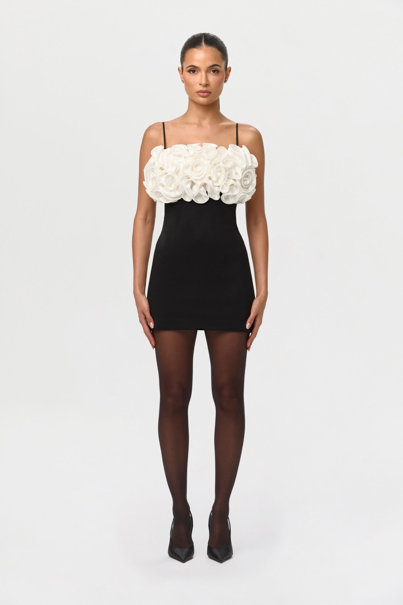 Ponte Roses Mini Dress - Image 2