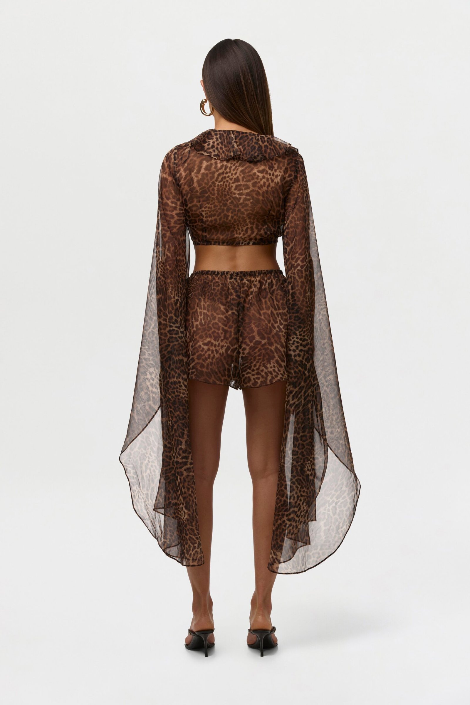 Chiffon Print Shorts - Image 7