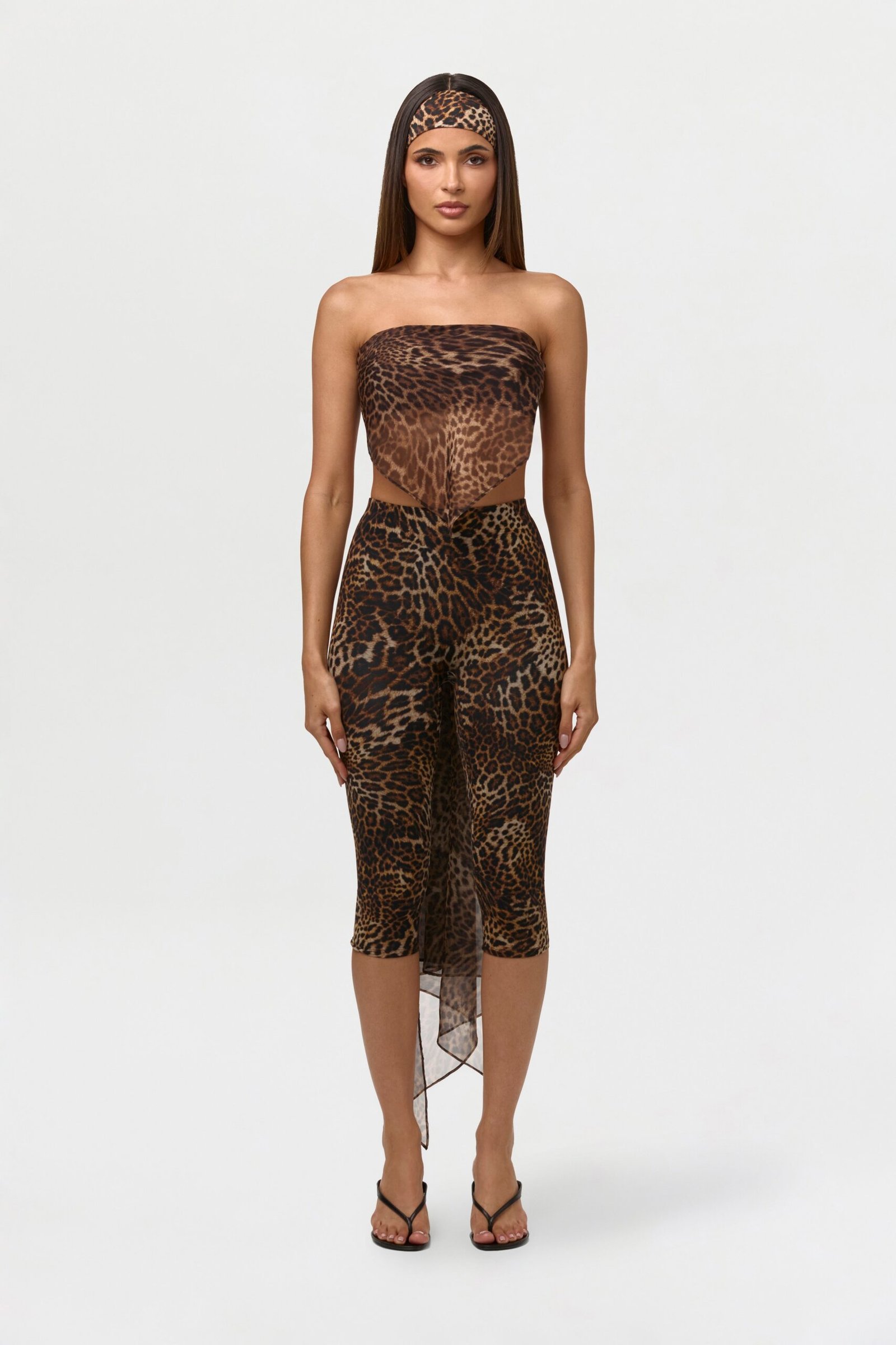 Chiffon Print Handkerchief Top - Image 2