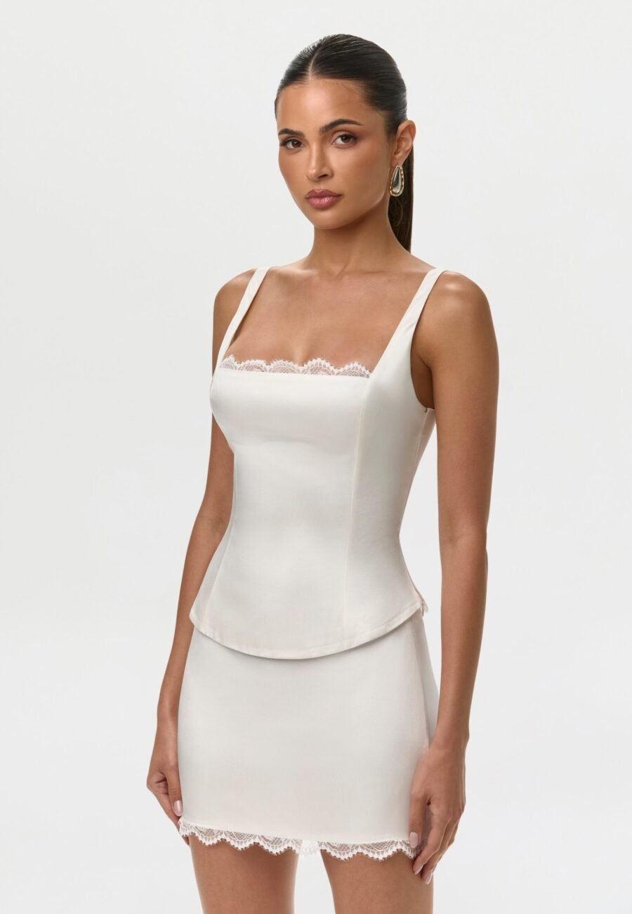 Silk Lace Tank Top